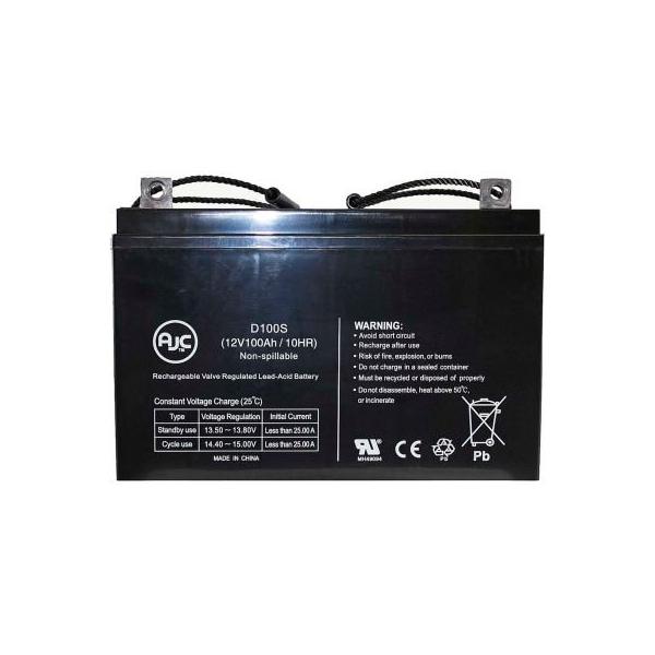 Battery Clerk AJC Emergi-Lite M8 12V 100Ah Emergency Light Battery EMERGI-LITE-M8 - main